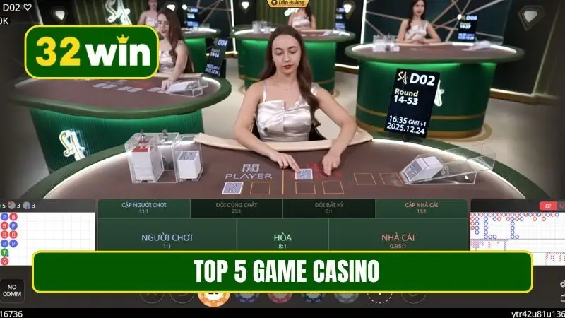 Top 5 game Casino